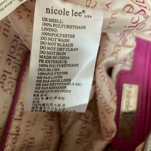 Nicole Lee Black Flower MultiColor Butterfly Shoulder Bag - Picture 8 of 16